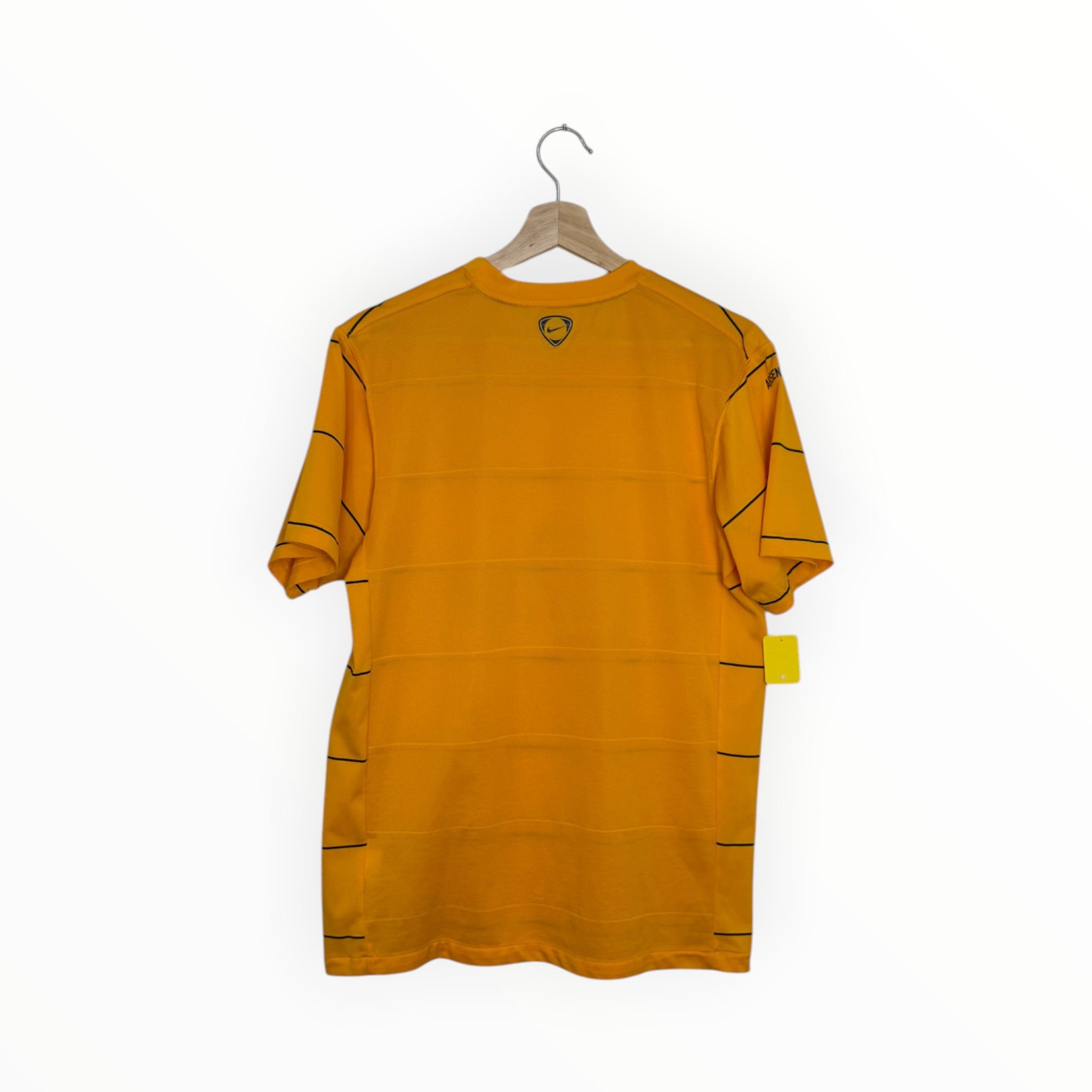 nike football shirt yellow arsenal