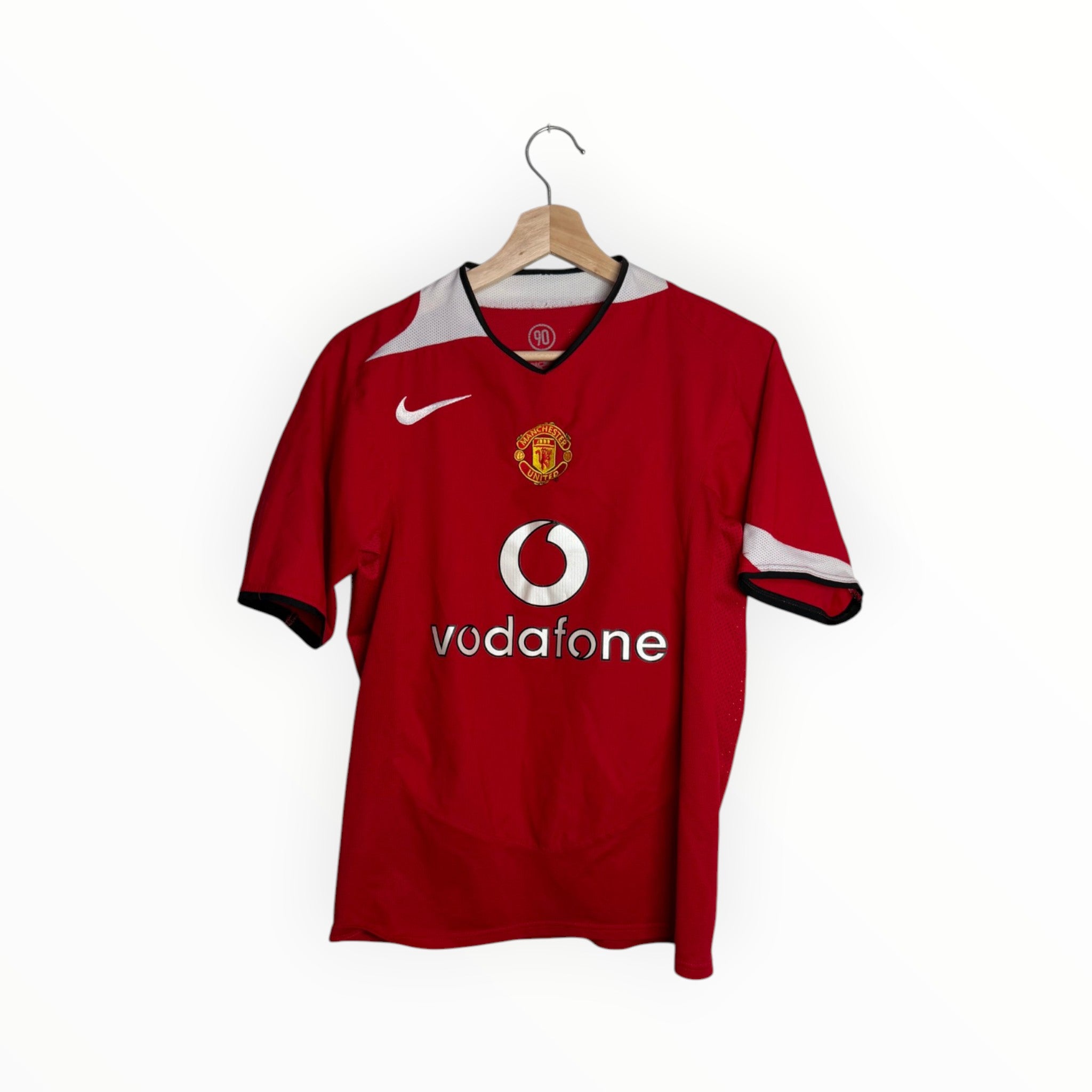 nike jersey red Manchester United vodafone