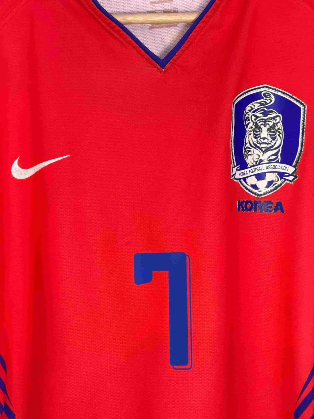 nike korea red and blue number 7
