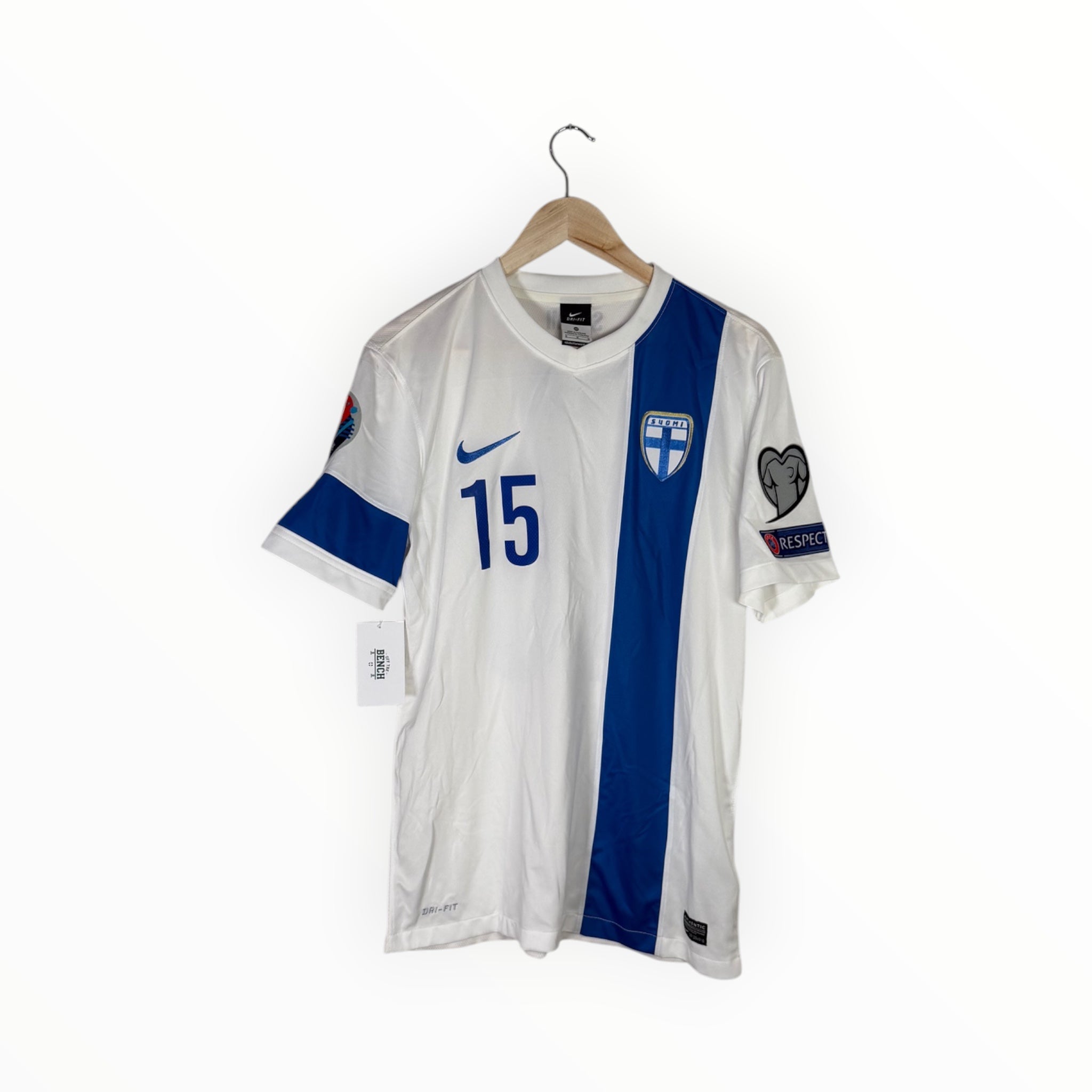 nike match worn shirt suomi finlande paita jalkapallo