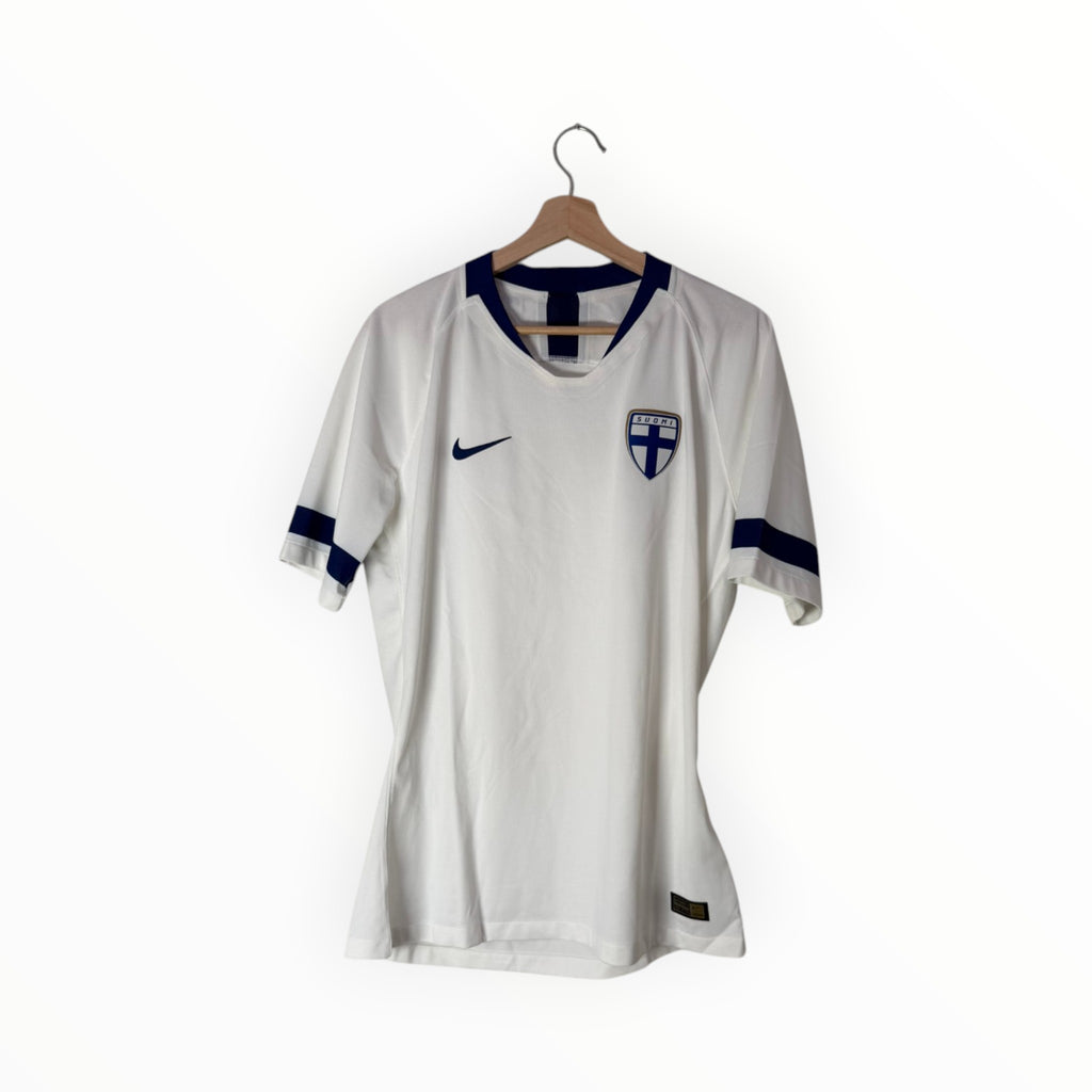 nike suomi football shirt white
