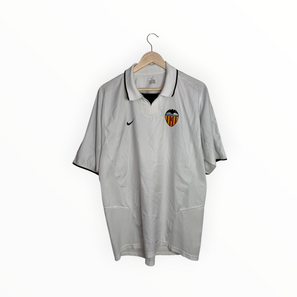 nike white football shirt valencia