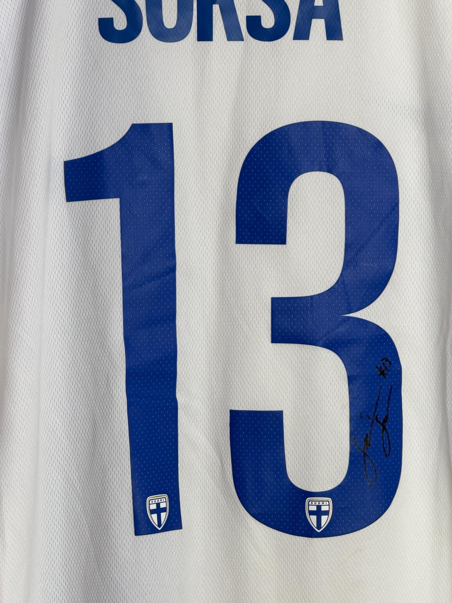 number 13 signature sorsa Finland national team