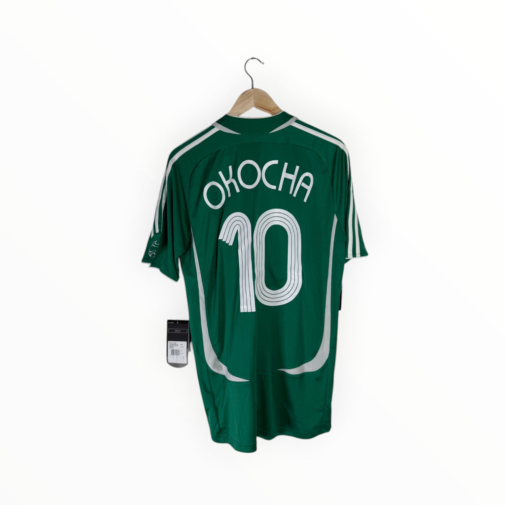okocha football shirt green nigeria