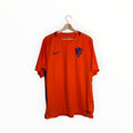 orange football shirt holland nike