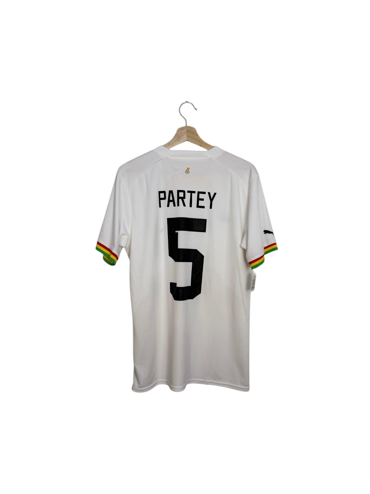 partey number 5 ghana shirt