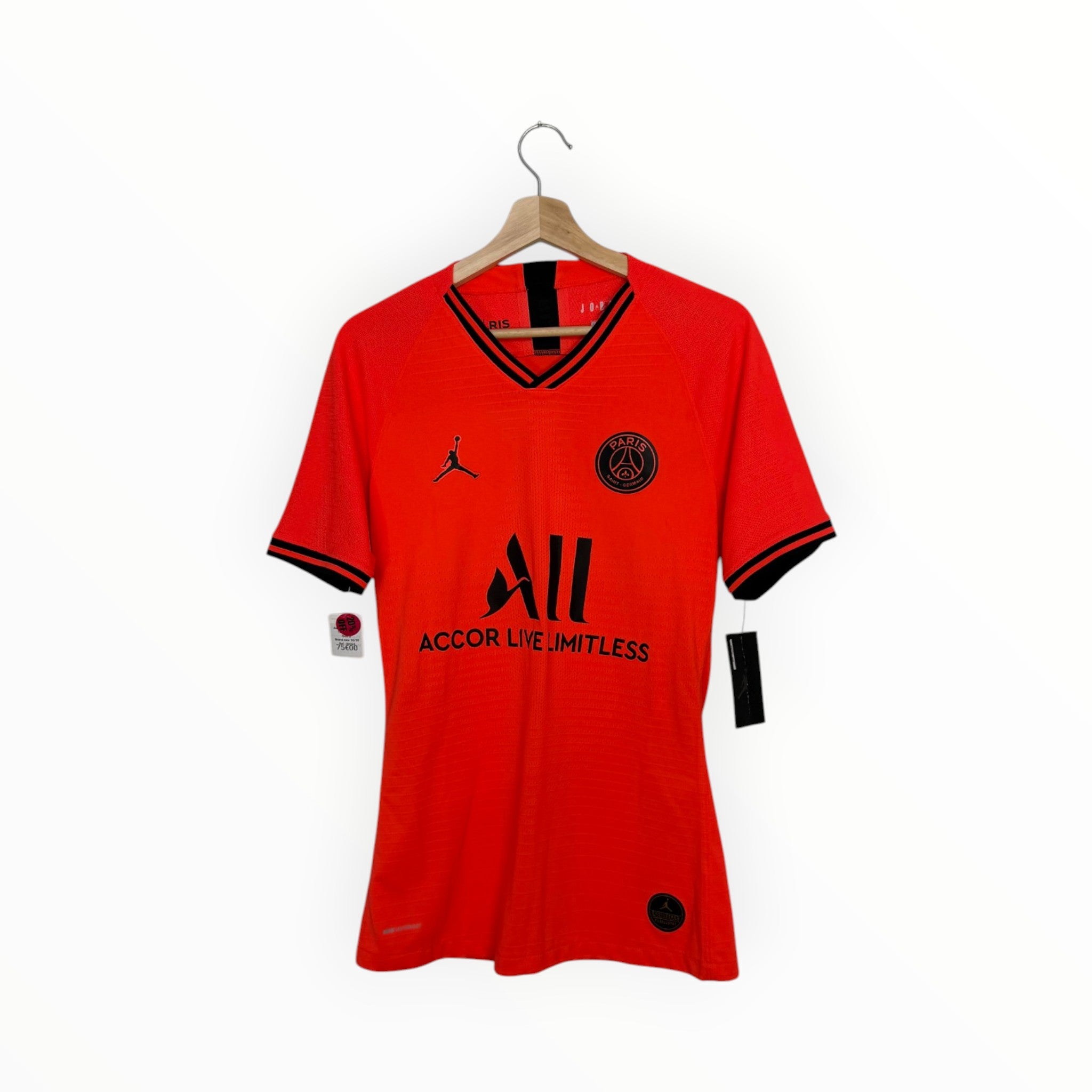 psg football jersey jordan orange and black