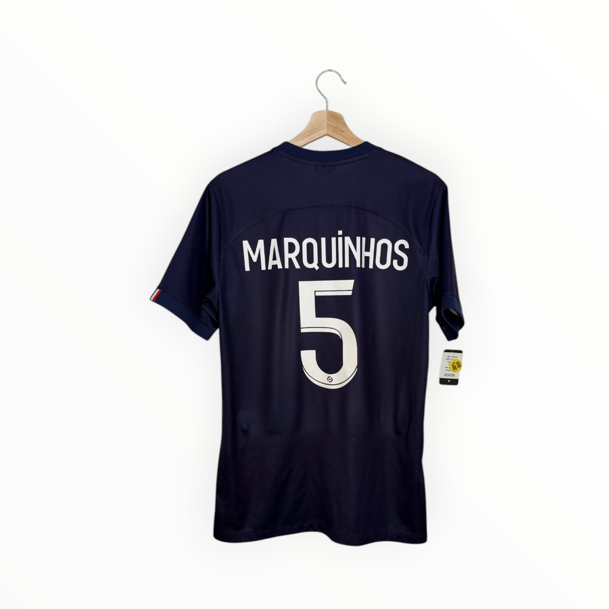 psg football shirt marquinhos navy