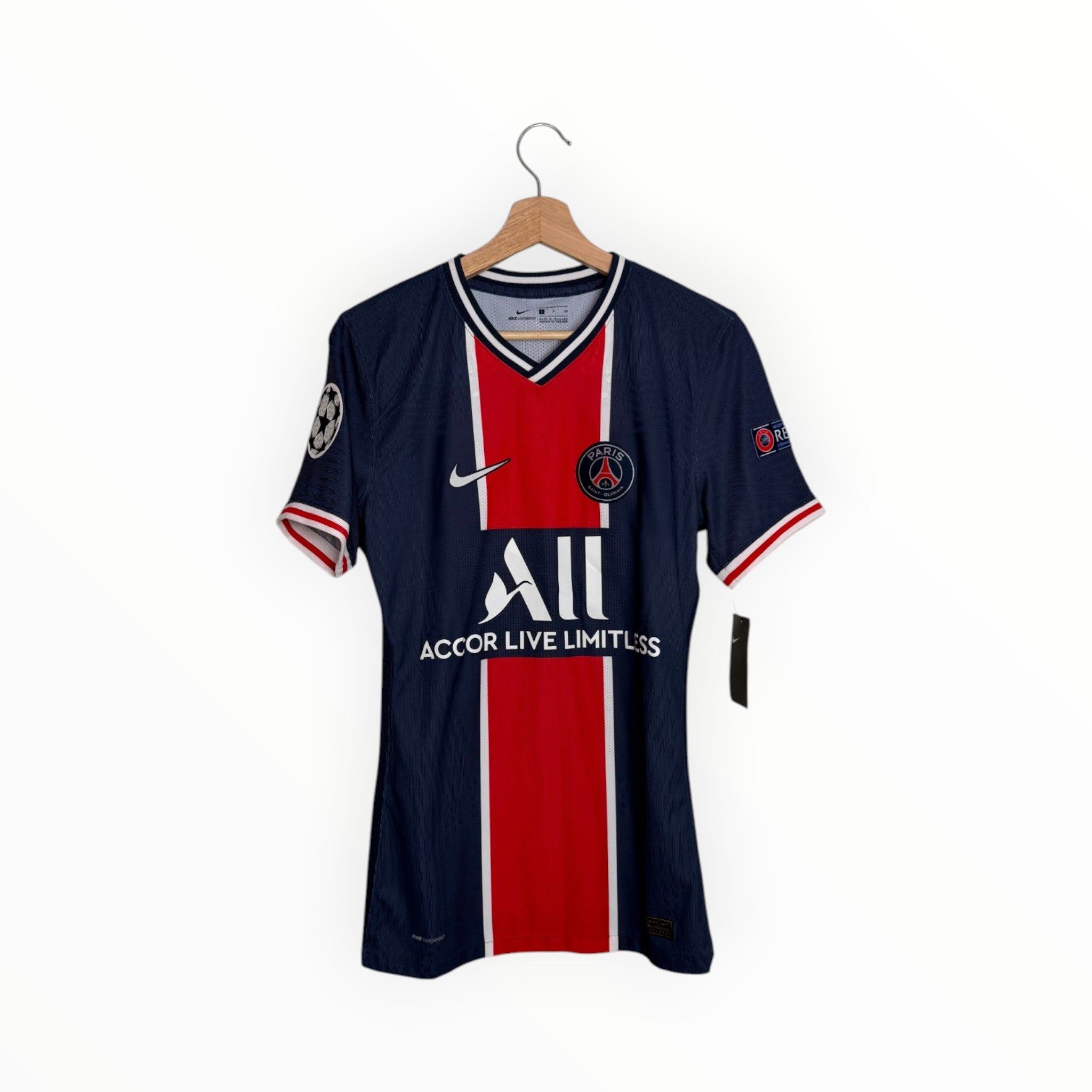 psg football shirt nike all accor navy and red