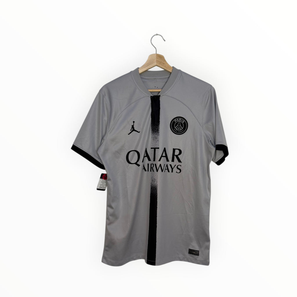 psg grey jersey jordan black stripe