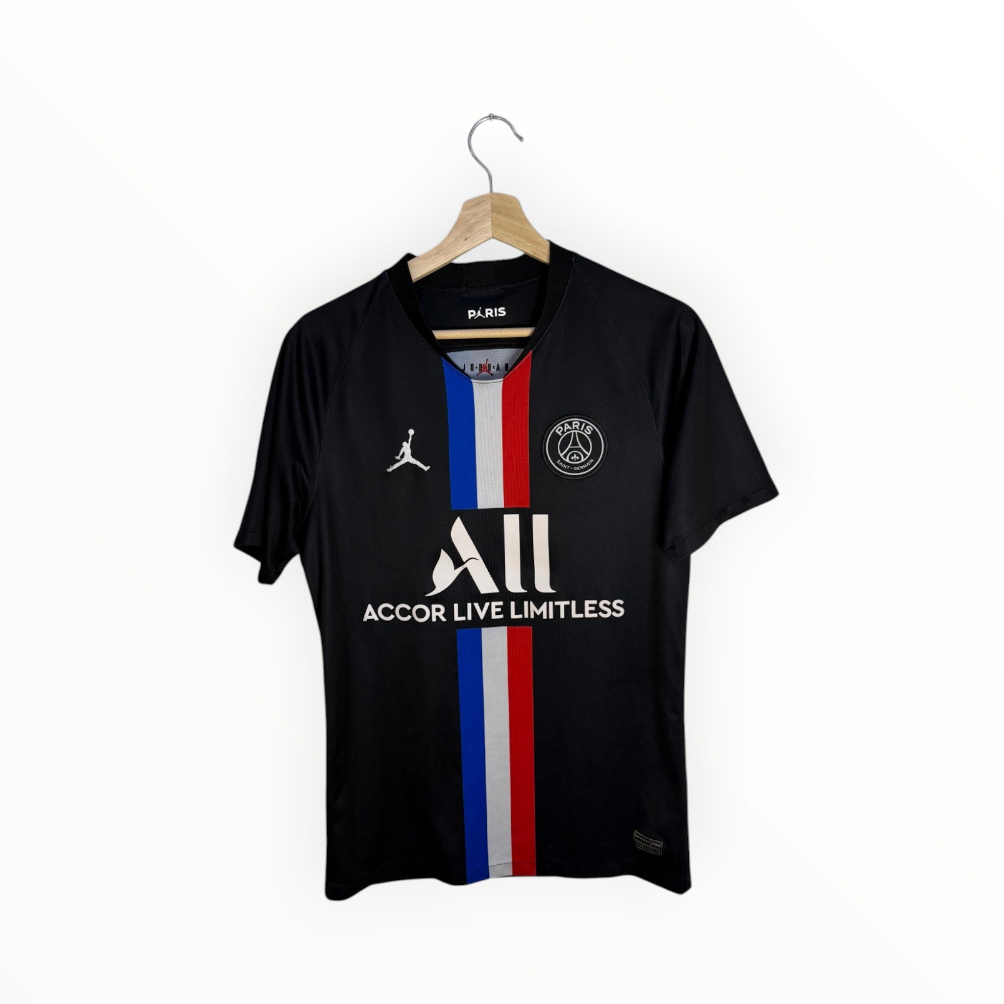 psg jordan french flag black jersey