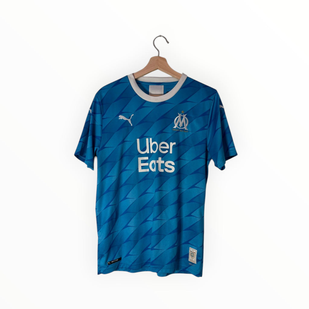 puma marseille blue and white football shirt