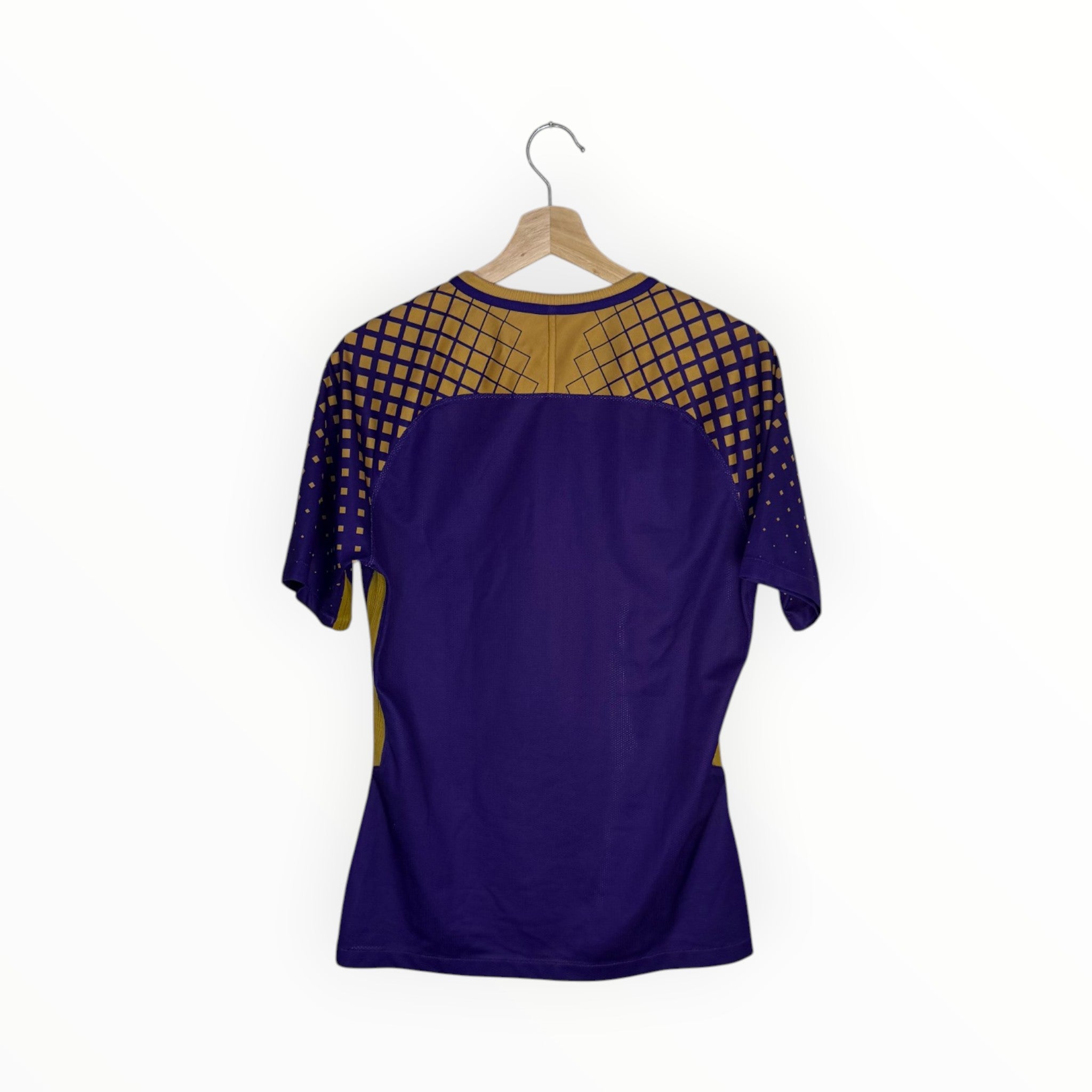 purple and gold football jersey