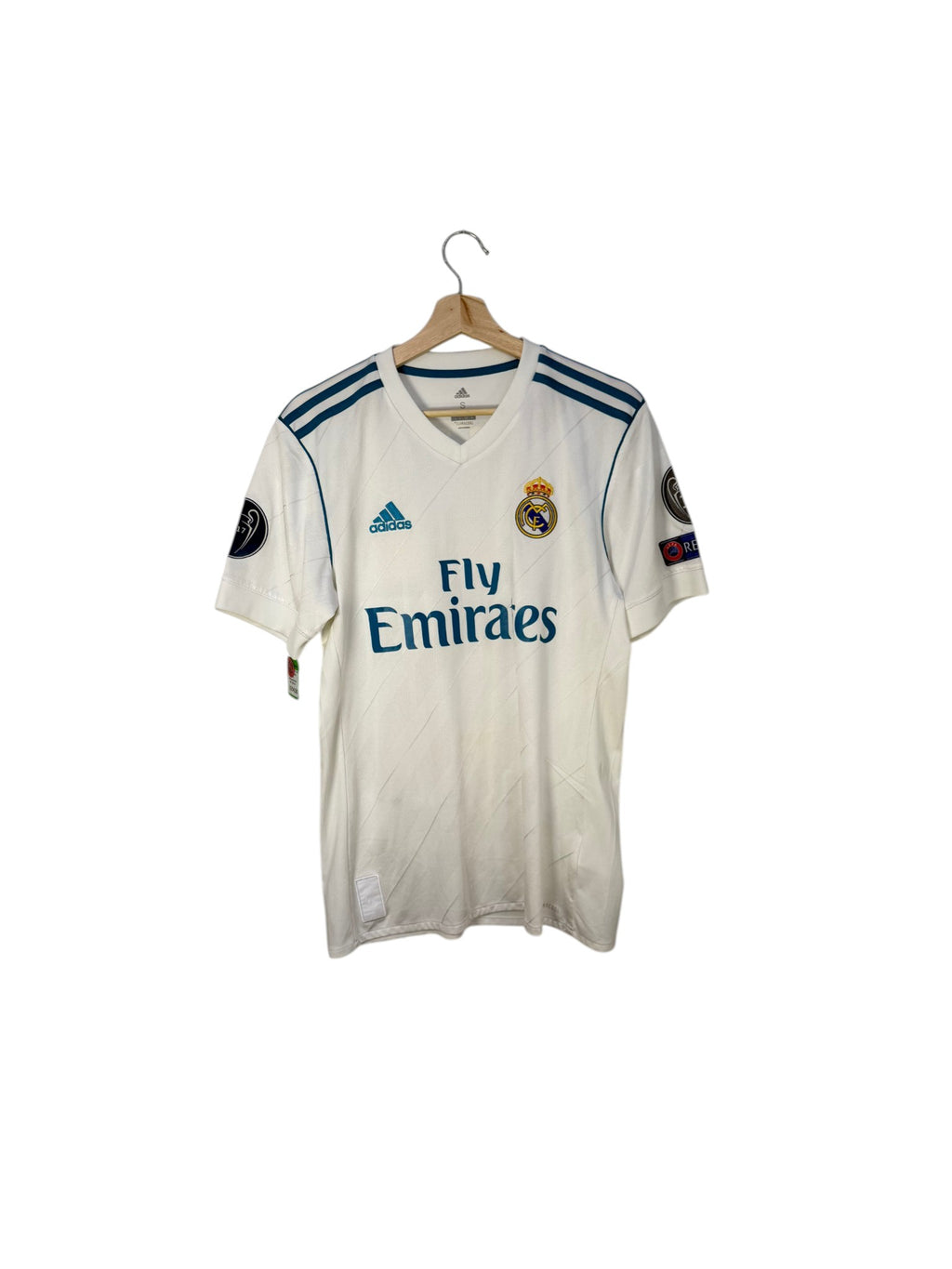 real madrid jersey white fly emirates adidas