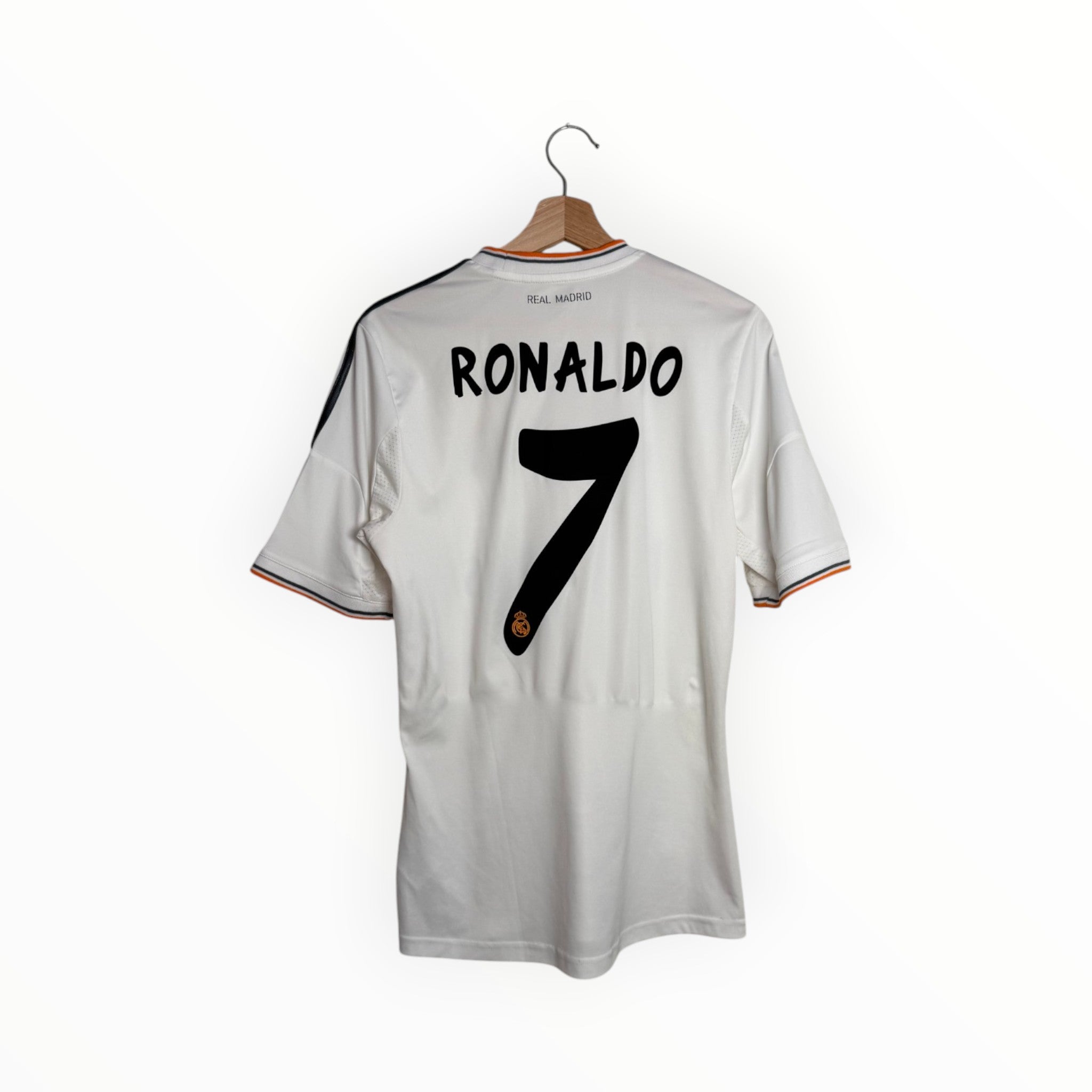 real madrid ronaldo white jersey