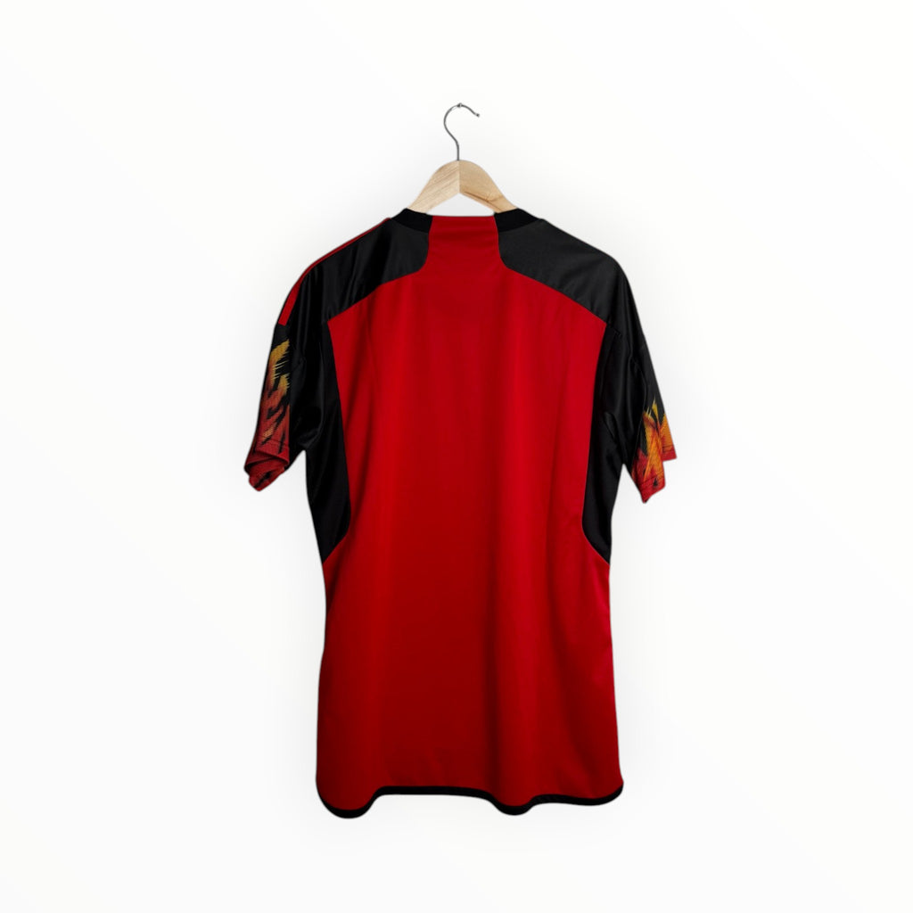 red and black football kit belgia