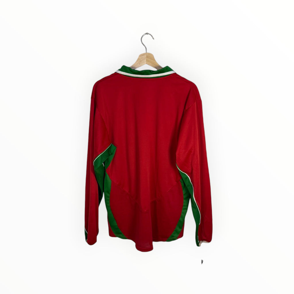 red and green jersey long sleeve