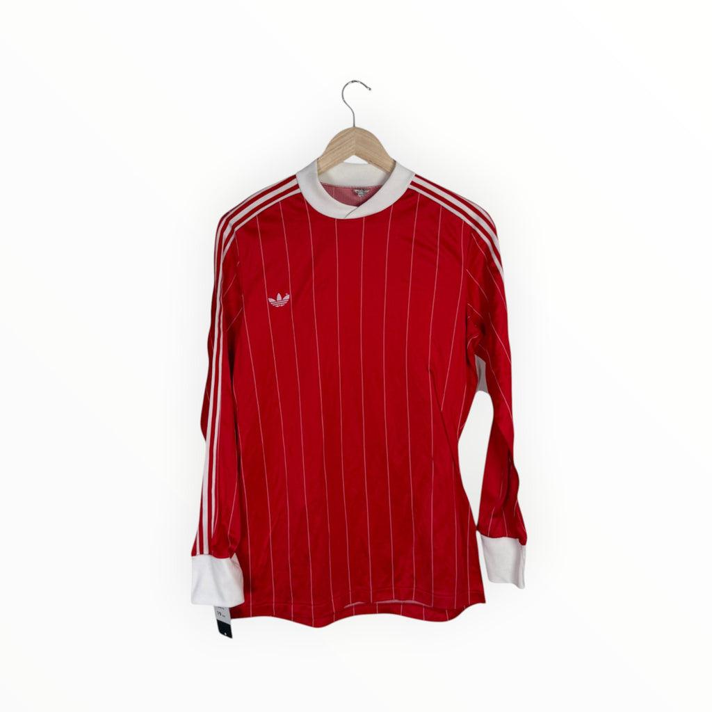 red football shirt Adidas long sleeve vintage