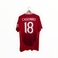 red football shirt casemiro manchester united