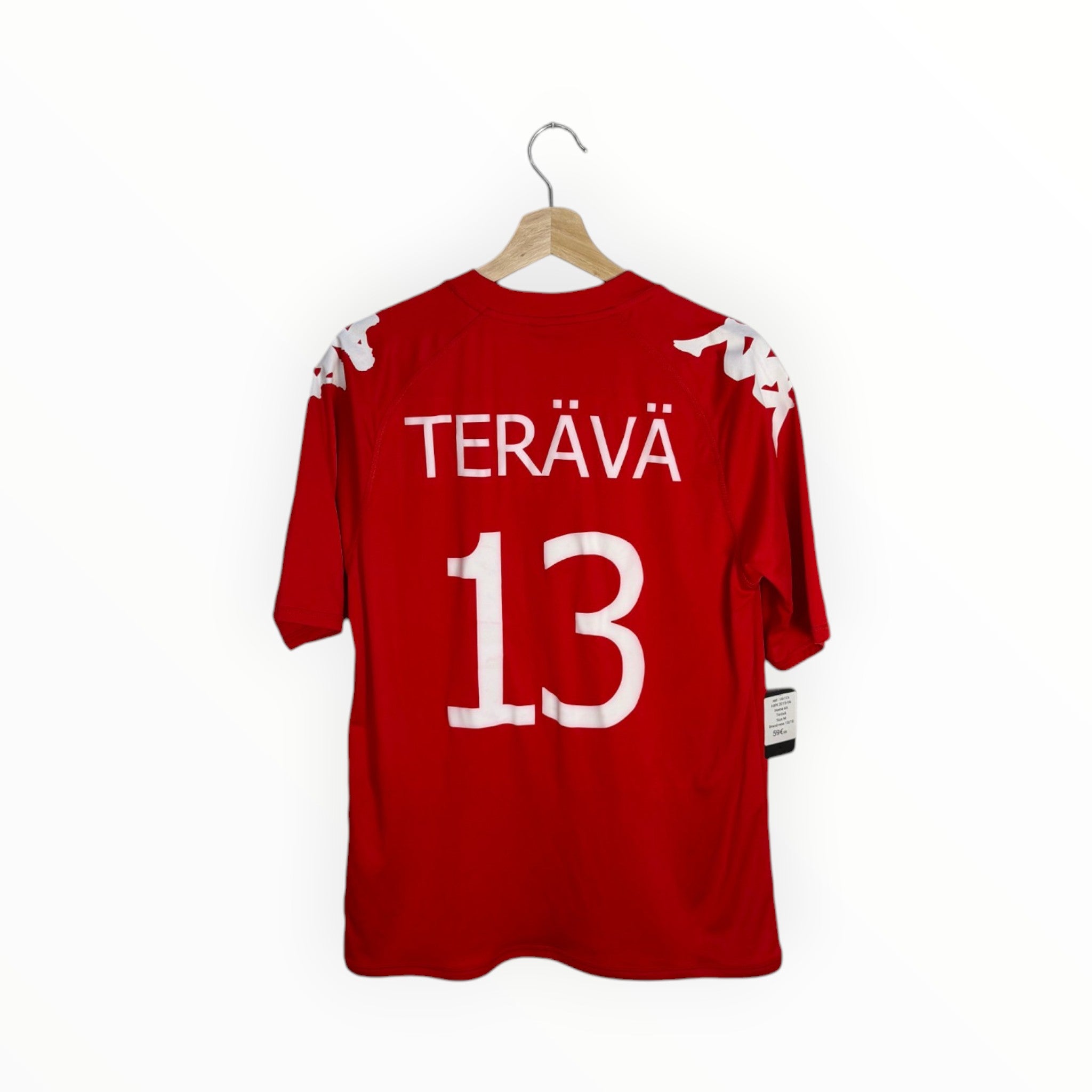 red football shirt hifk terava