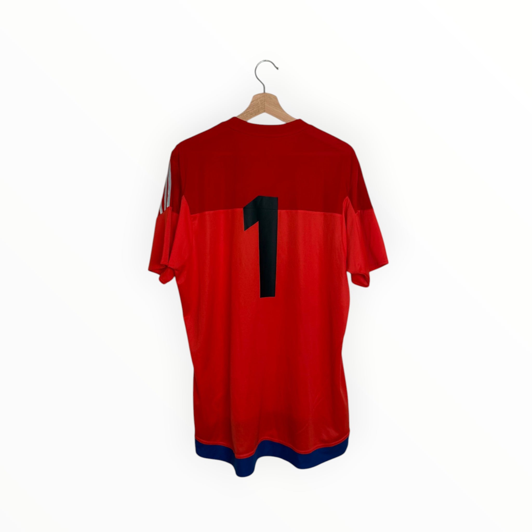 red jersey adidas number 1
