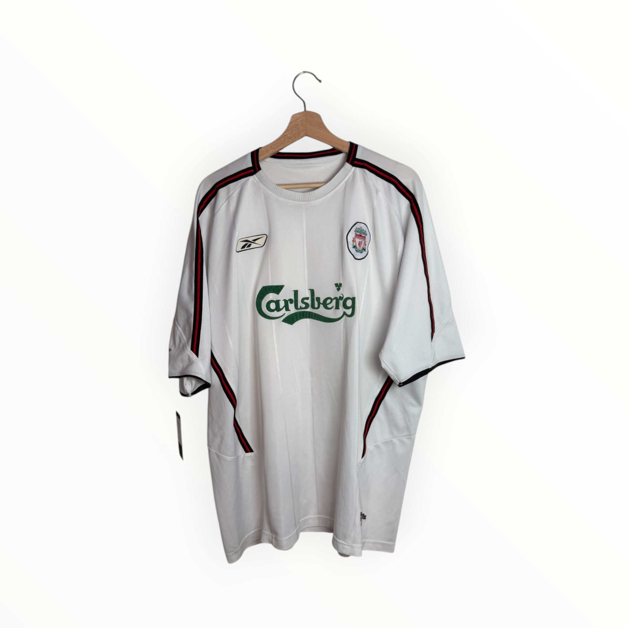 reebok football shirt white carlsberg