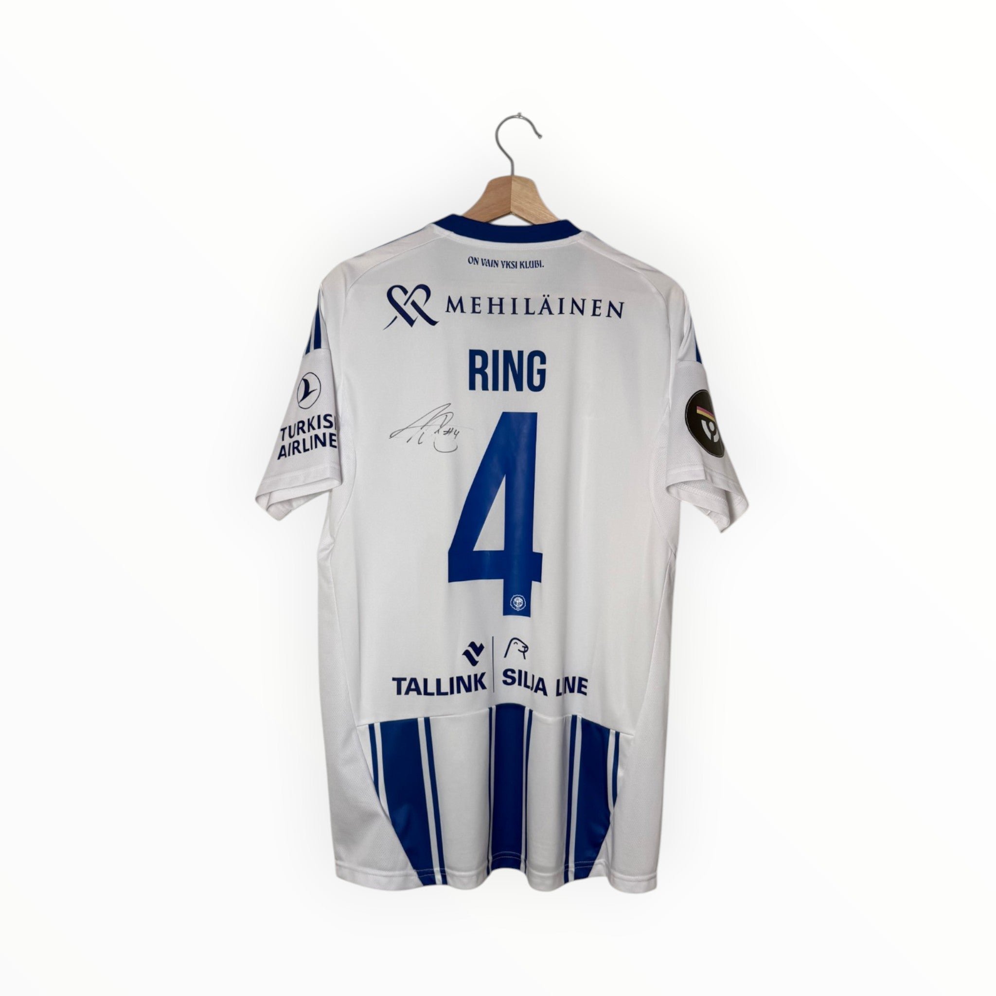 ring football shirt hjk sign