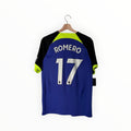 romero football shirt purple and black