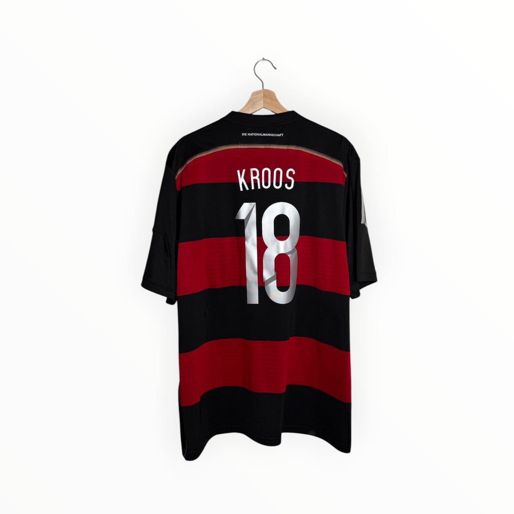 roos football shirt black and red stripes germany