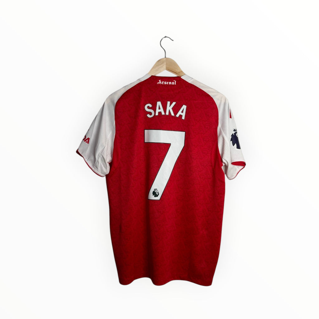 saka football shirt arsenal 2026 red