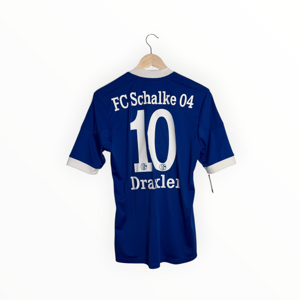 schalke Football shirt draxler blue and white