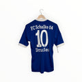 schalke Football shirt draxler blue and white