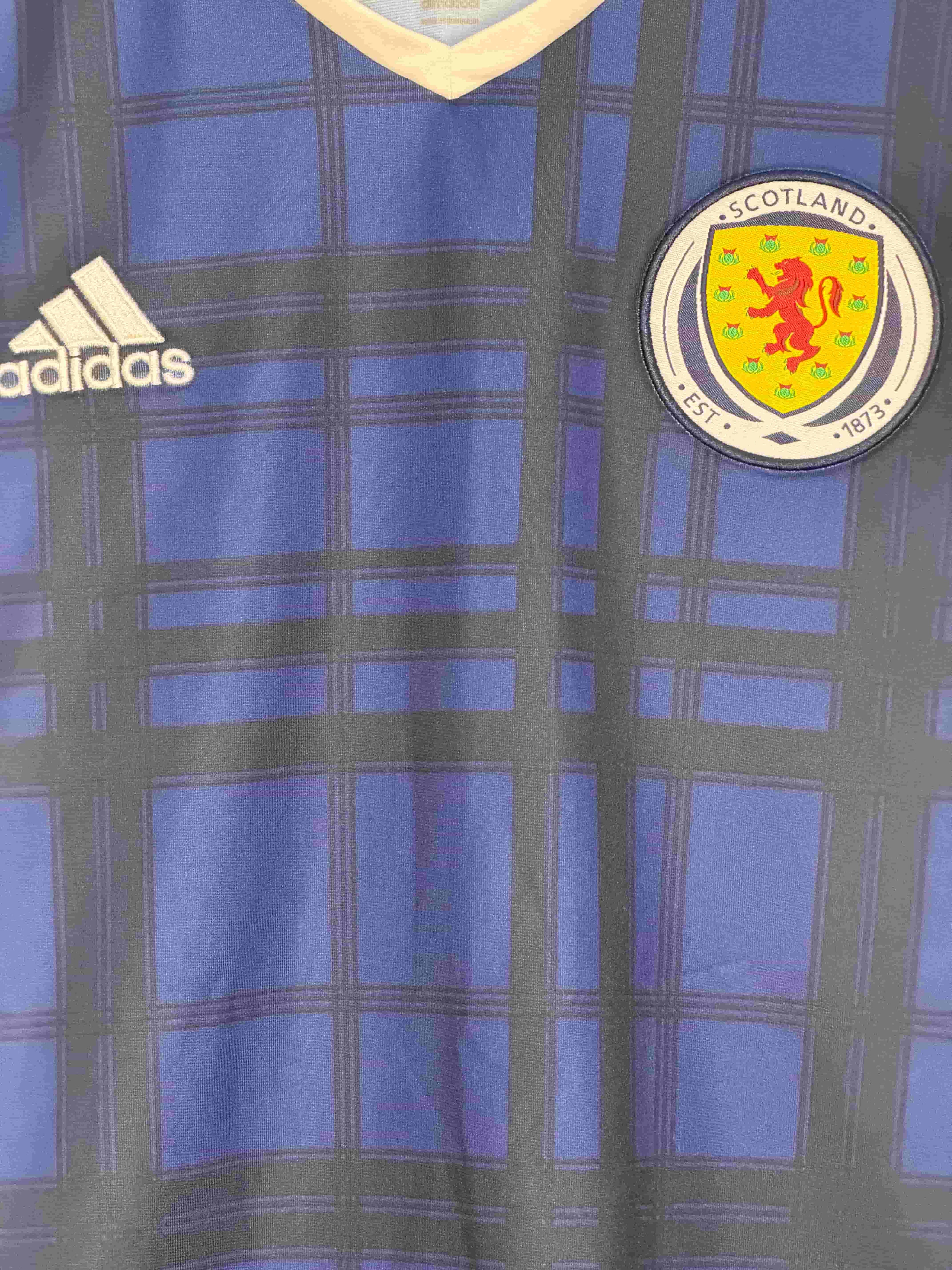 scotland est 1873 adidas blue and navy