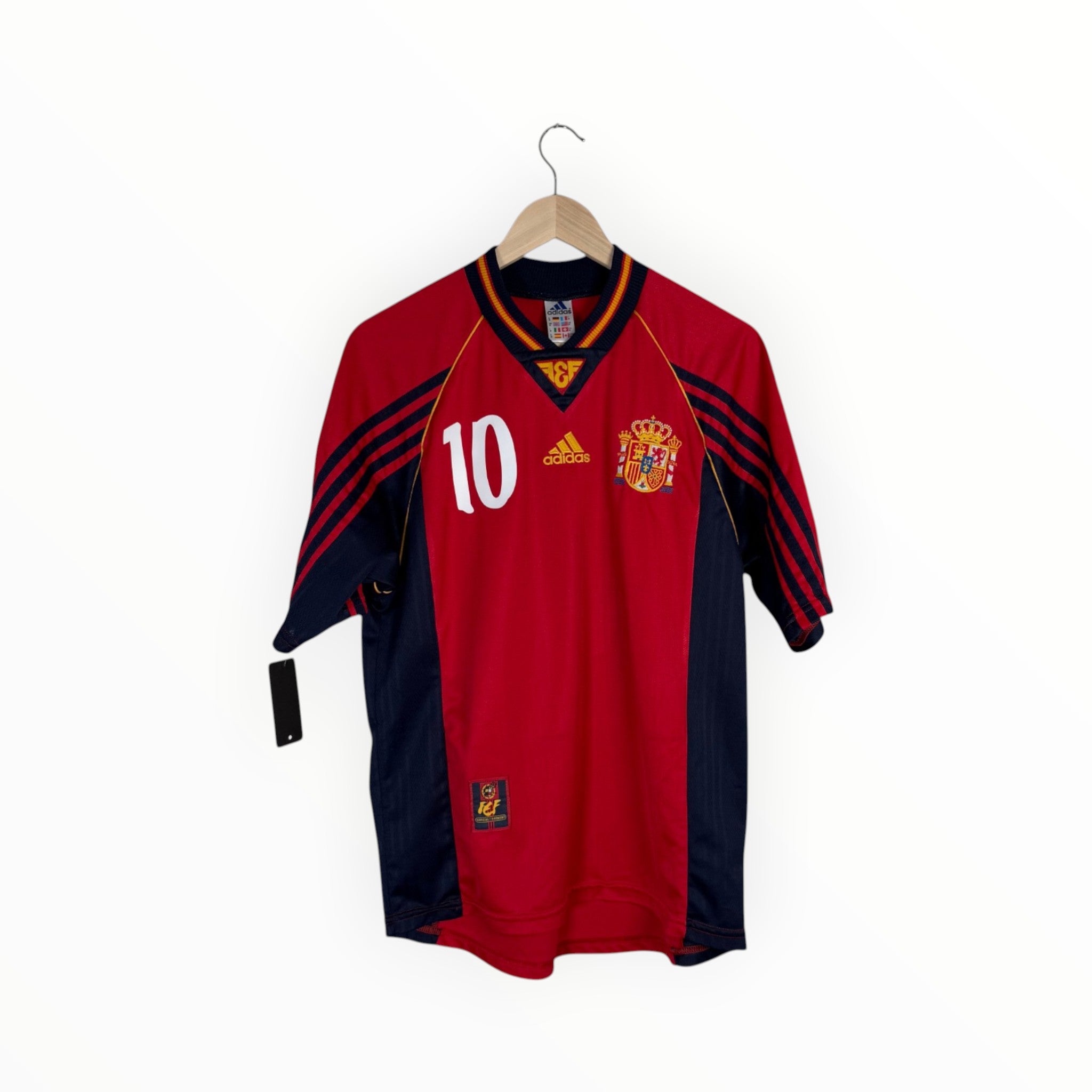 spain 1998 home kit Adidas red