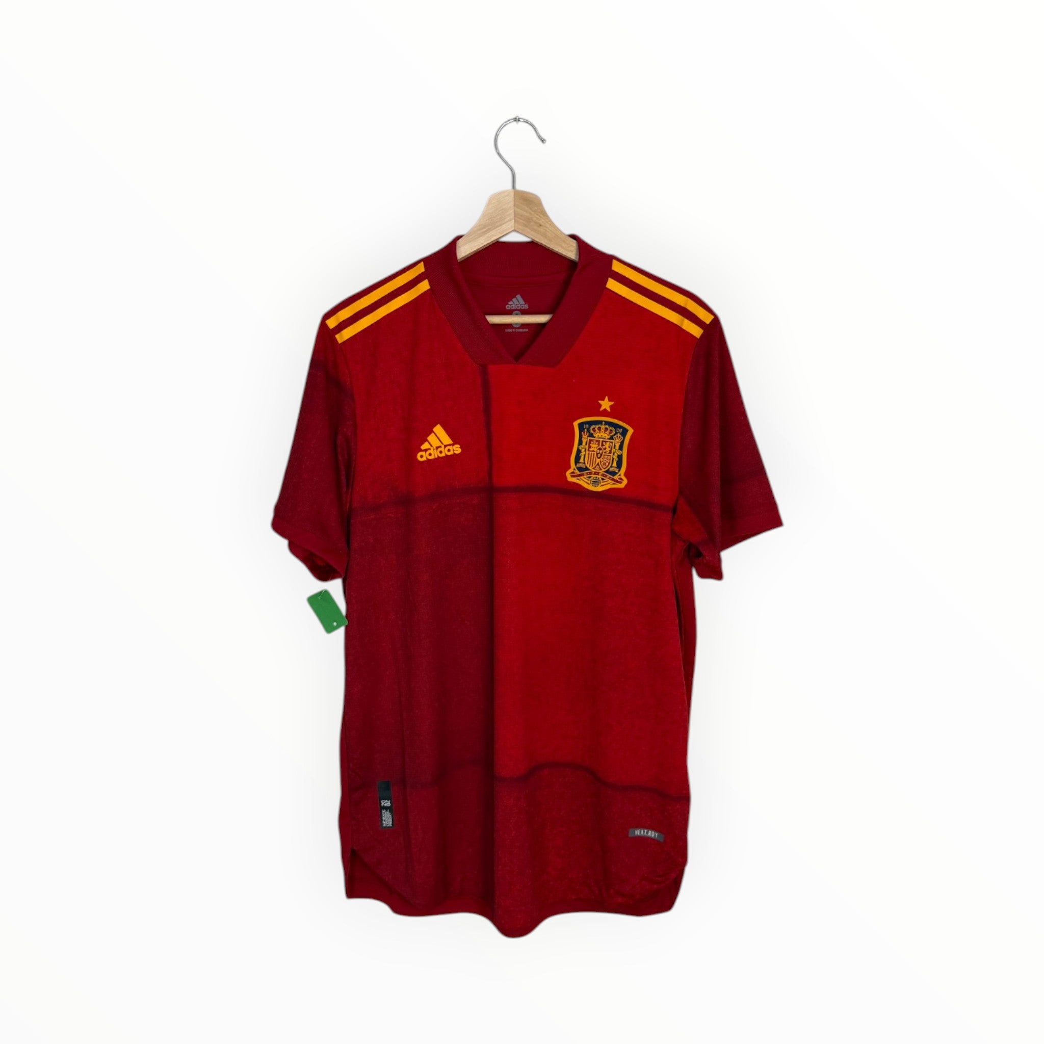 spain football shirt red and orange adidas