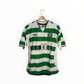 umbro celtic football shirt green and white stripes