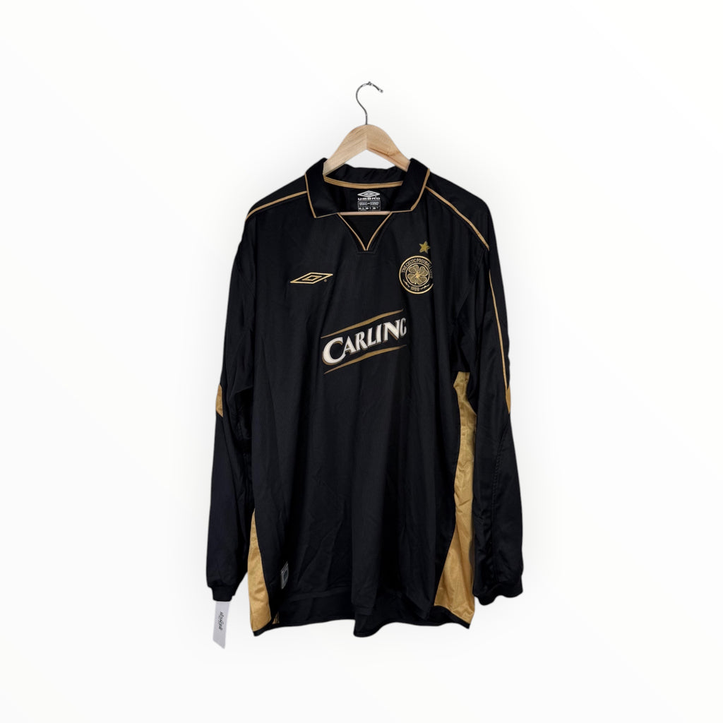 umbro football shirt long sleeve celtic 2003 away