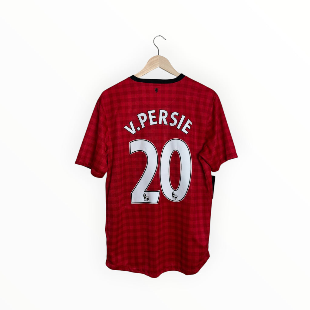 van Persie football shirt red and white