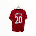 van Persie football shirt red and white