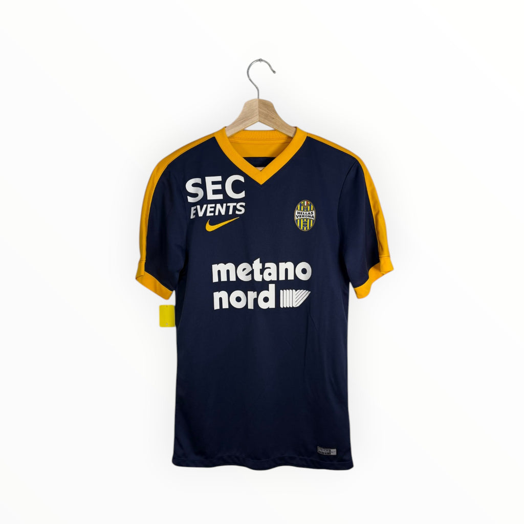 verona nike yellow and navy jersey