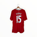 vidic football shirt Manchester United 2011