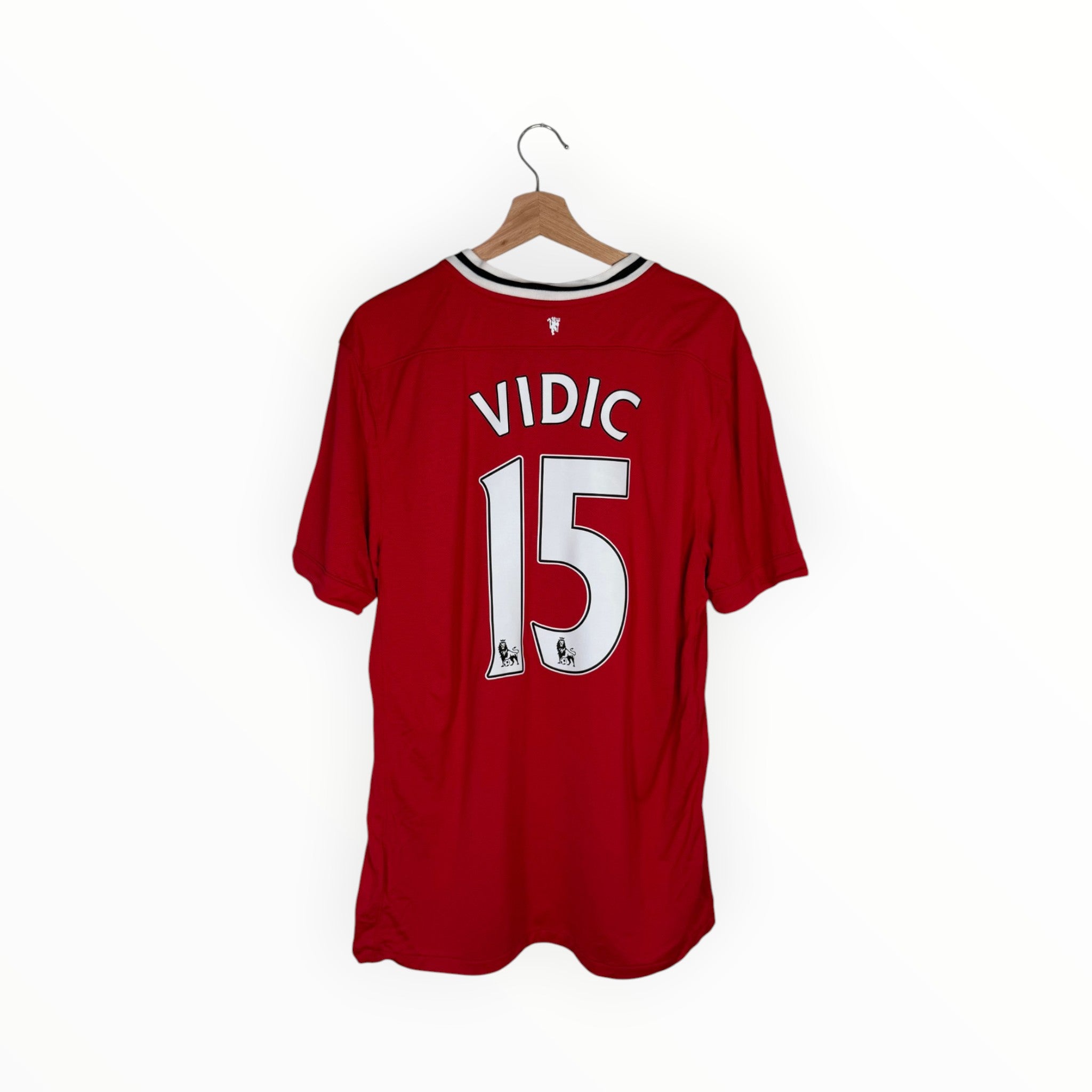 vidic football shirt Manchester United 2011