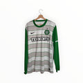 white and green stripes celtic nike