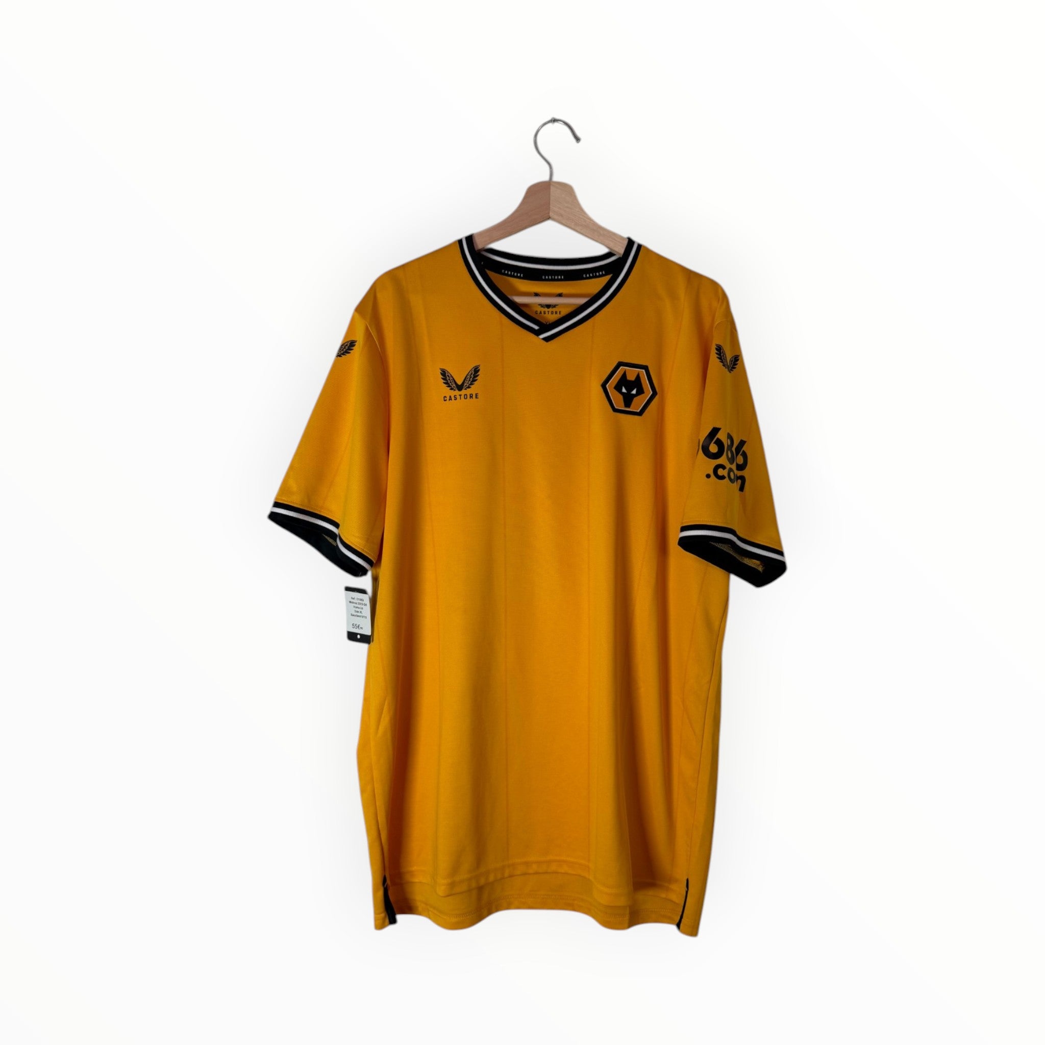 wolves yellow jersey castore