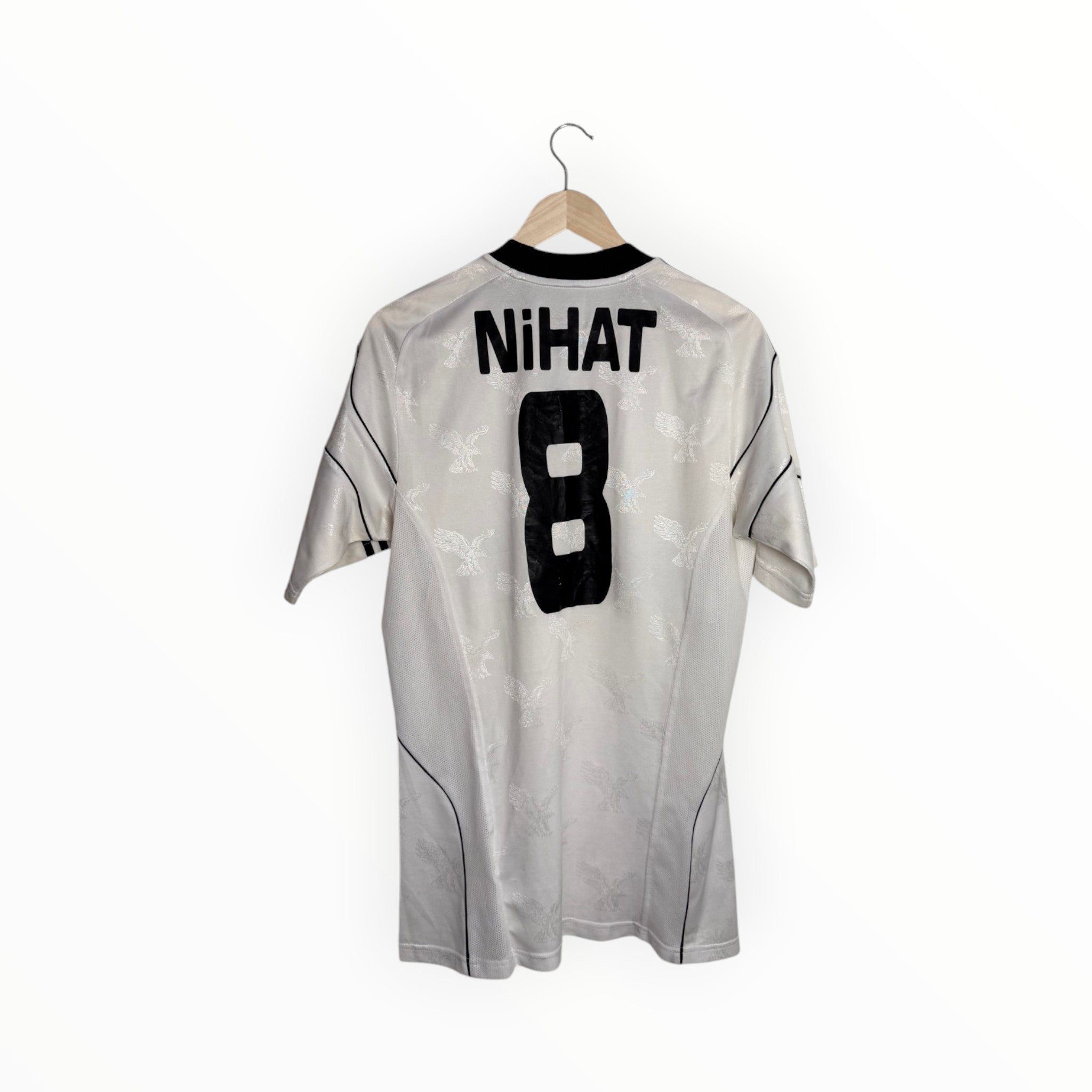 worn shirt nihat besiktas white and black