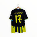 yellow and black Kevin De Bruyne number 17