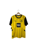 yellow and black stripes football hirt dortmund puma 1&1
