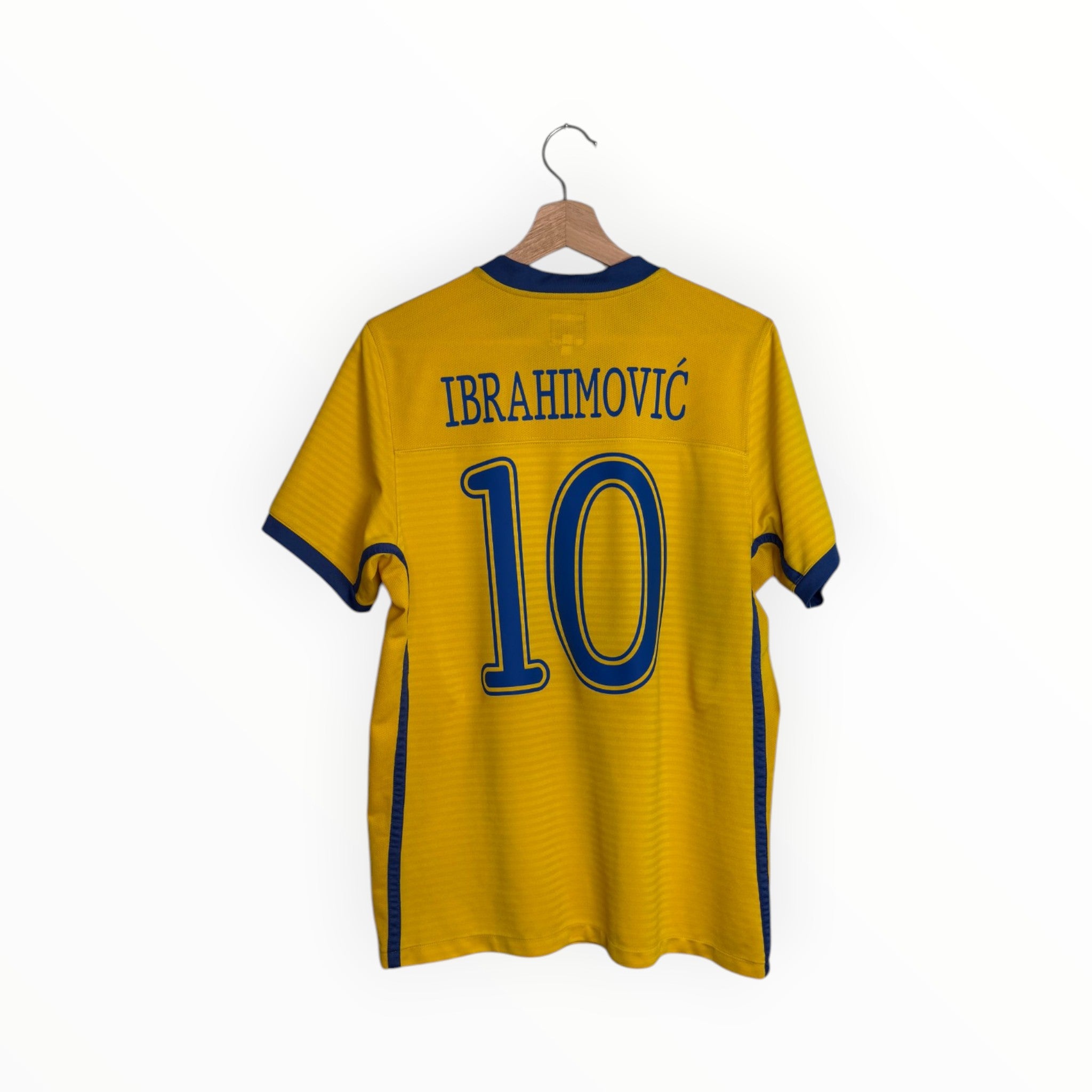 yellow football shirt ibrahimovic sweden