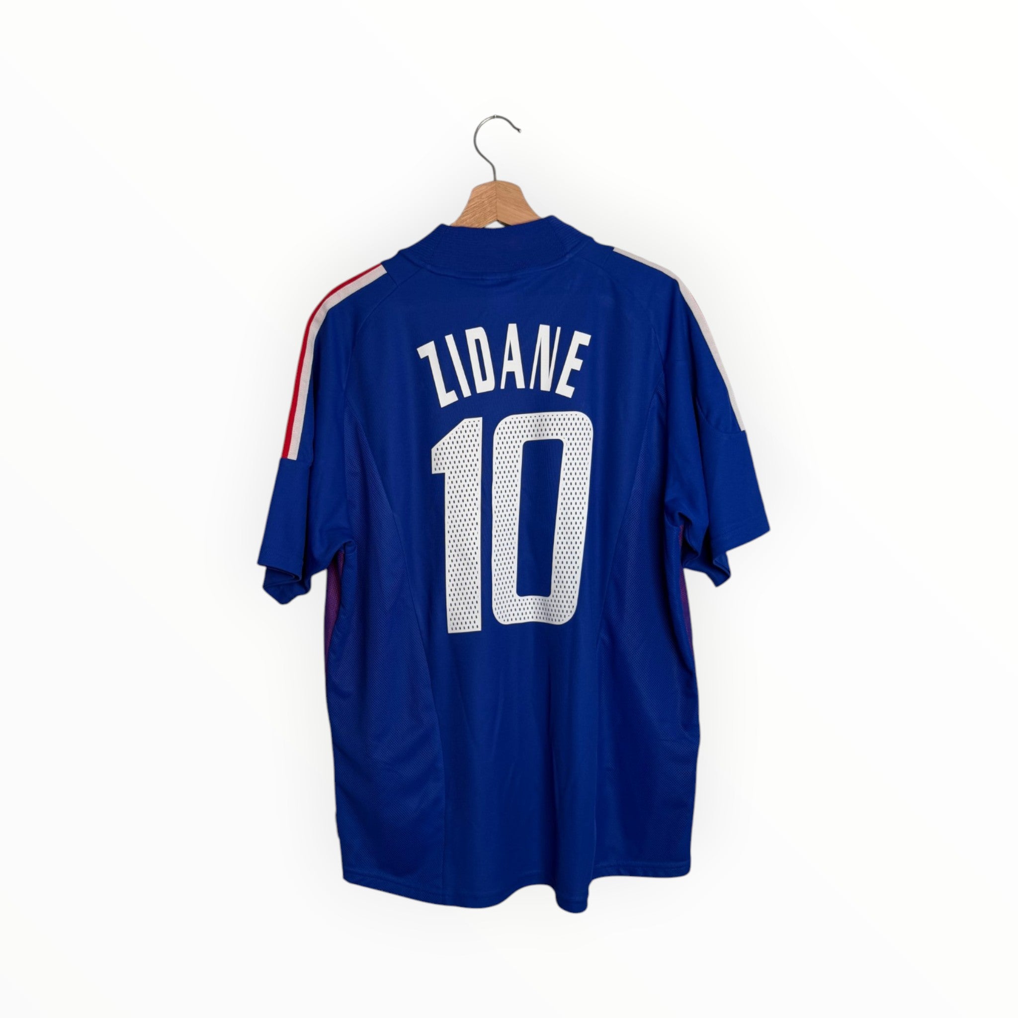 zidane football shirt blue